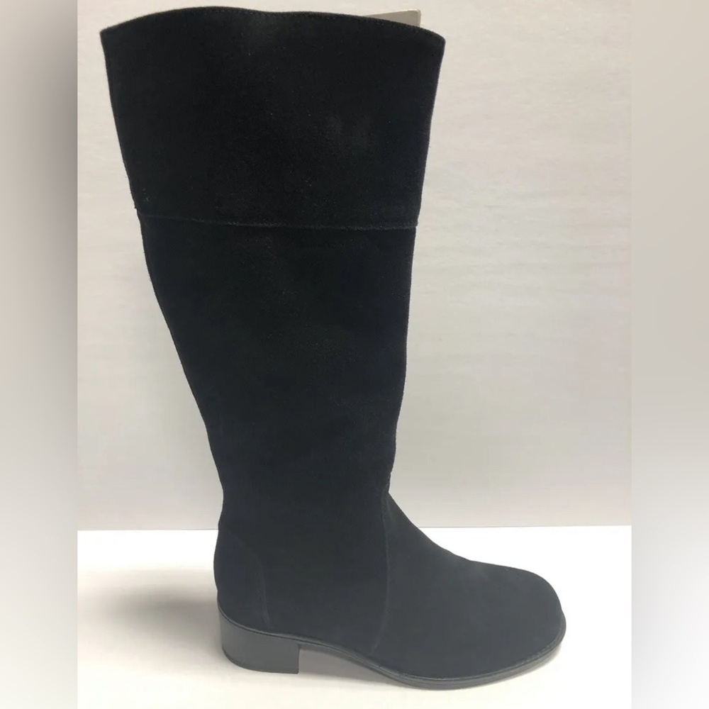 La Canadienne Women’s Passion, Black Suede Riding Boots, Size 8 WW
